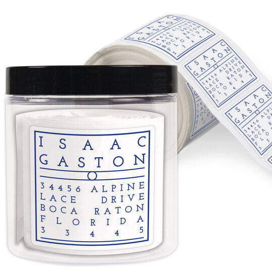 Gaston Square Address Labels